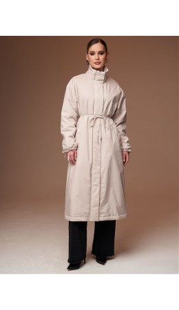 Плащ женский светло-бежевый