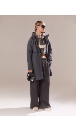 Плащ женский графит