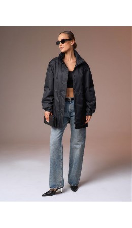 Плащ женский черный