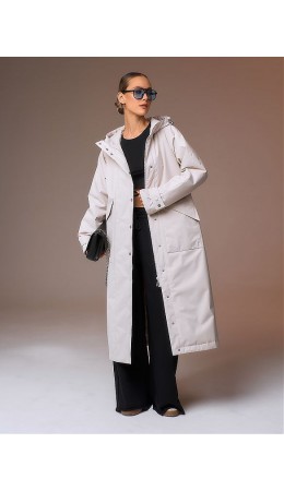 Плащ женский бежевый