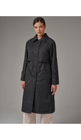 Плащ женский черный