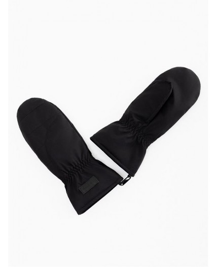 Варежки женские черный