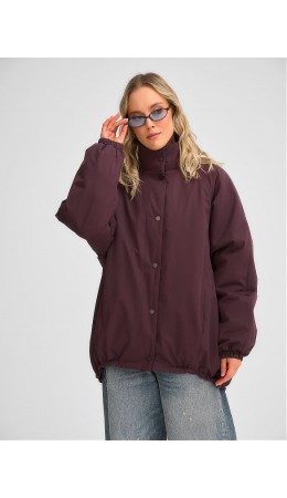 Куртка женская винный