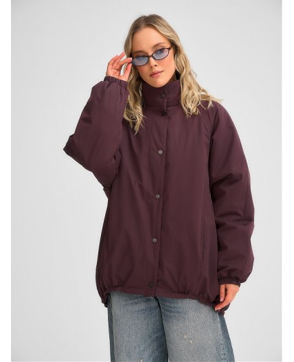 Куртка женская винный