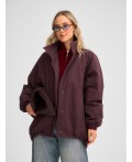 Куртка женская винный