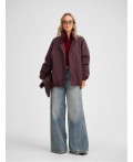 Куртка женская винный