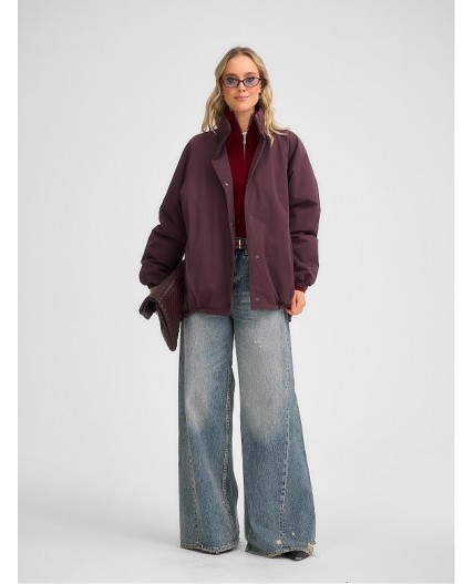 Куртка женская винный