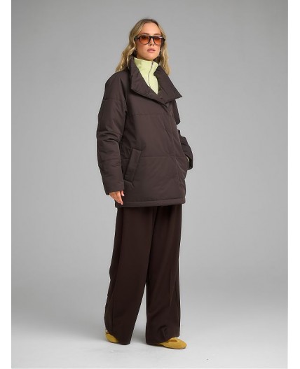 Плащ женский коричневый