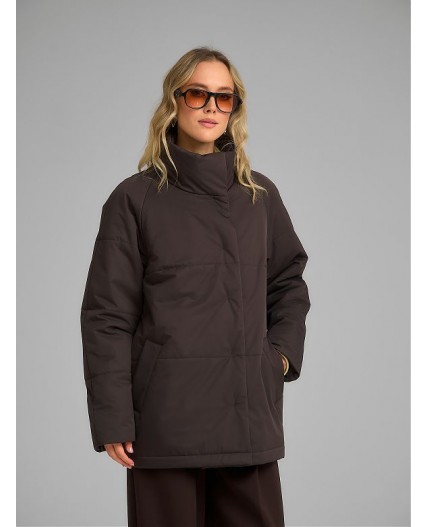 Плащ женский коричневый