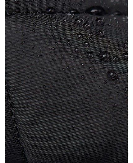 Плащ утепленный черный