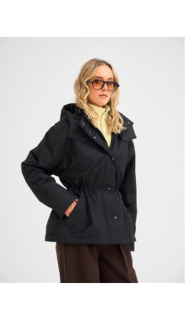 Плащ женский черный