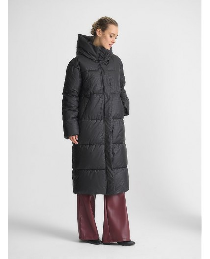 Пуховик женский черный
