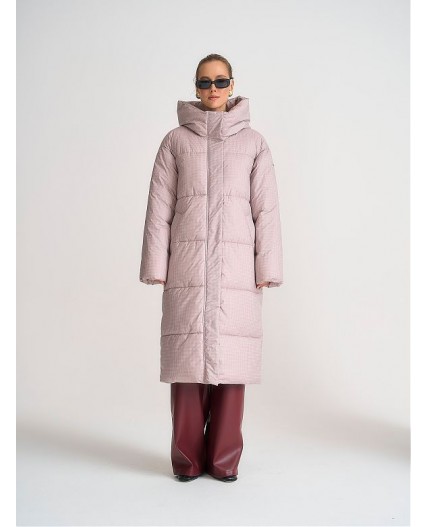 Пуховик женский капучино