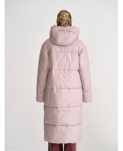 Пуховик женский капучино