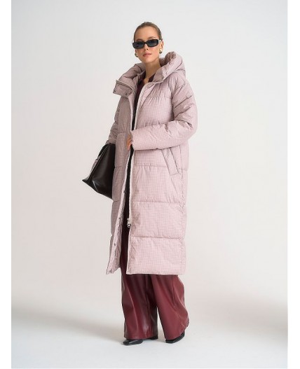 Пуховик женский капучино