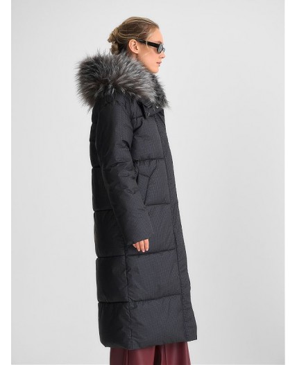 Пуховик женский черный