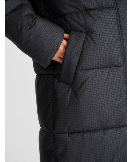 Пуховик женский черный