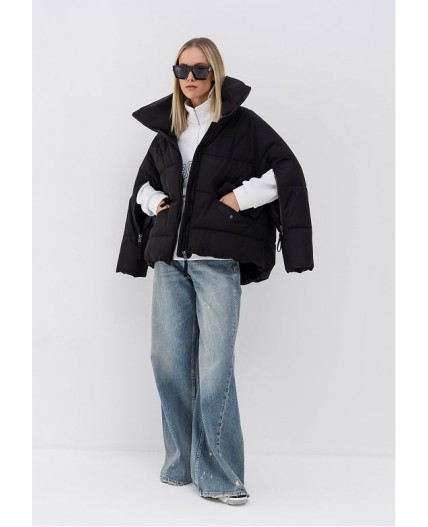 Пуховик женский черный