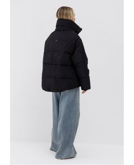 Пуховик женский черный