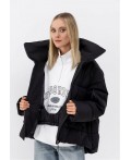 Пуховик женский черный