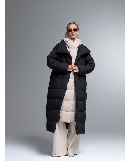 Пуховик женский черный
