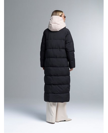 Пуховик женский черный