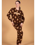 2168TCC Женская пижама (ДЛ.рукав+брюки)