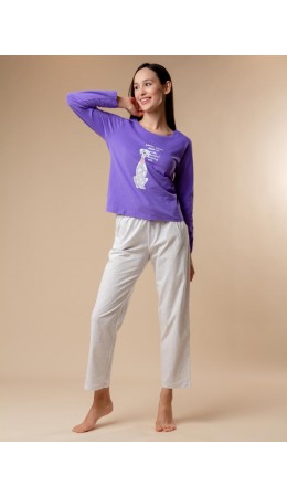 3228TCC Женская пижама (ДЛ.рукав+брюки)