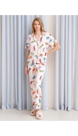 4018TBC Женская пижама (Ф+Брюки)