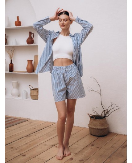 5038TQP Женская пижама (Рубашка+Шорты)
