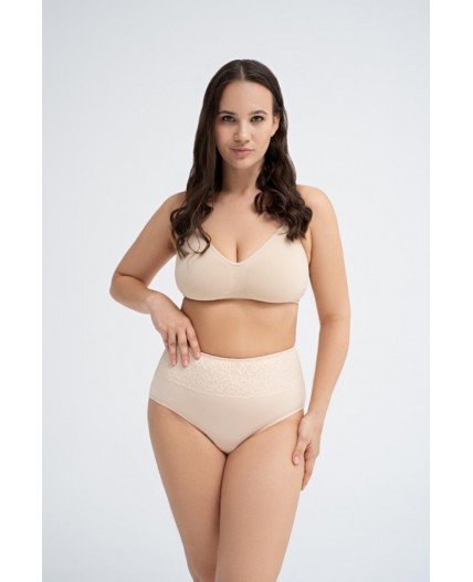 DM1023 Трусы макси женские BEIGE