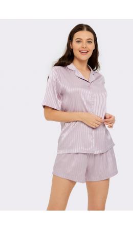 Комплект жен.(блузка и шорты) Assama лиловый