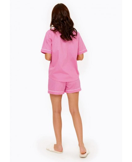 Комплект жен.(блузка и шорты) Pava светло-розовый