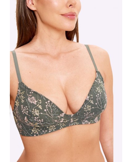 Бюстгальтер жен. Rufira темно-зеленый