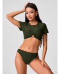 Купальный костюм жен. Arnelia темно-зеленый